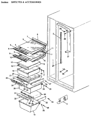 Shelves & accessories