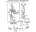 Briggs & Stratton 303777-0332-01 carburetor and air cleaner assembly diagram