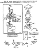 Carburetor and air cleaner assembly