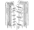 GE TFX20DLR doors diagram