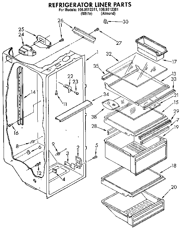 Refrigerator liner