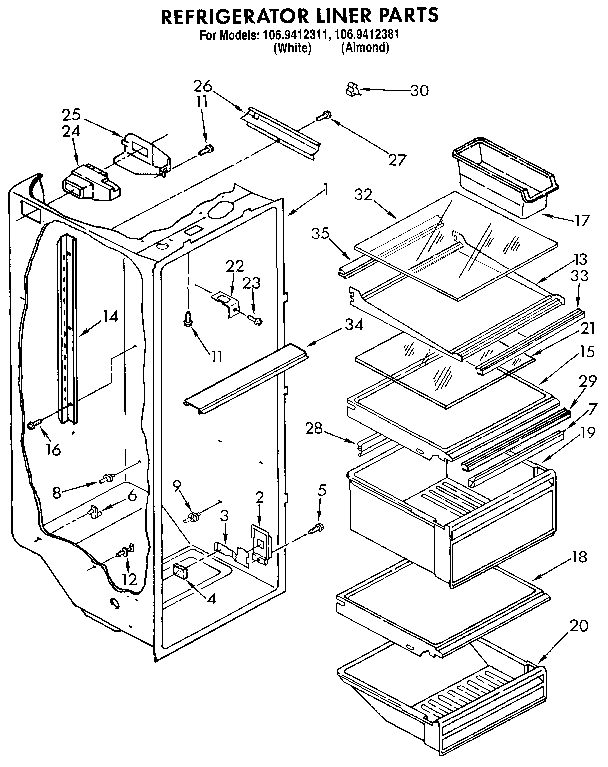 REFRIGERATOR LINER