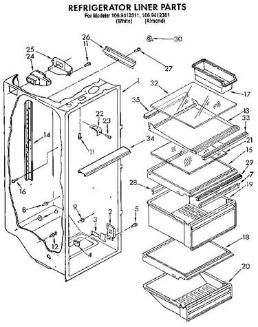 Refrigerator liner
