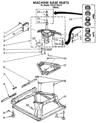 Machine base