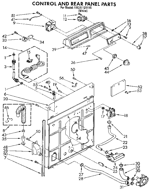 CONTROL AND REAR PANEL