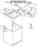 Top and cabinet