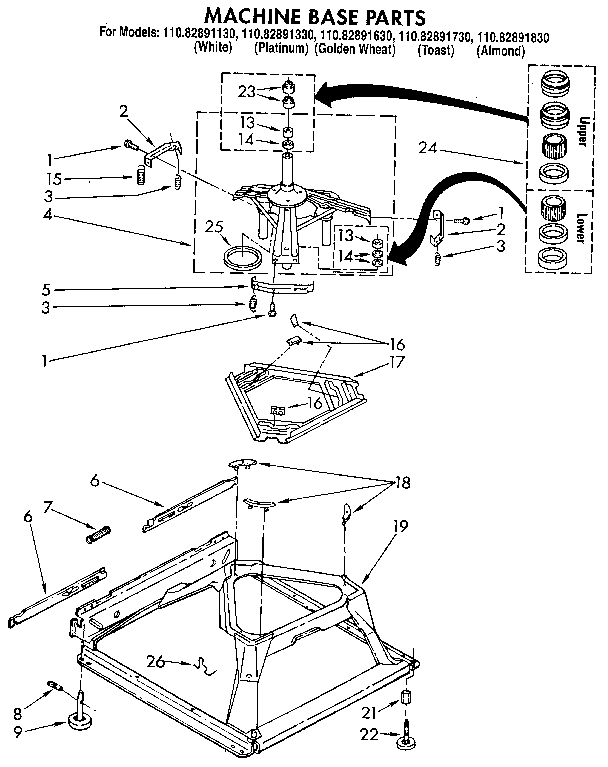 Machine base