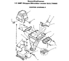 Craftsman 83379985 hopper assembly diagram