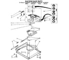 Kenmore 11082983830 machine base parts diagram