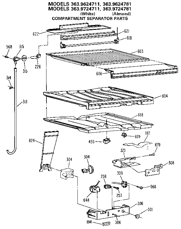 Compartment separator