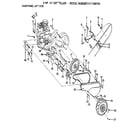 Craftsman 917299750 mainframe, left side diagram