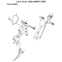 Craftsman 917298351 handle assembly diagram