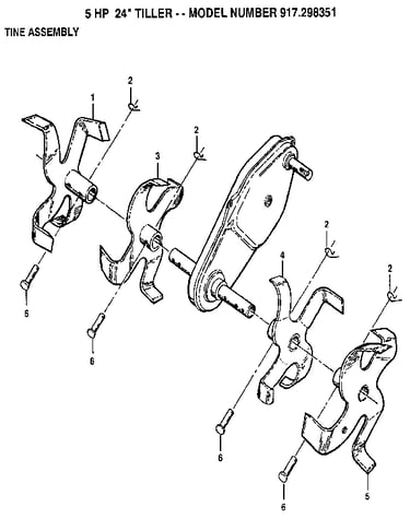 Tine assembly