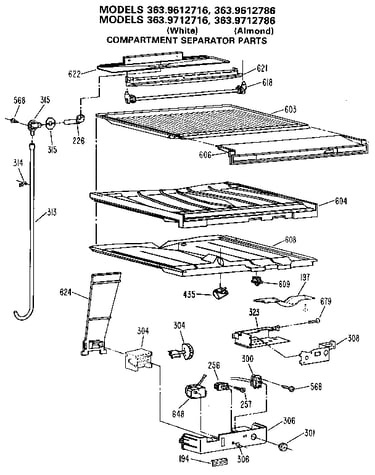 Compartment separator
