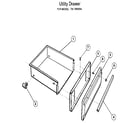 Kenmore 917859094 utility drawer diagram