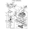 Eureka 1923B nozzle and motor assembly diagram