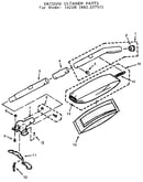 Handle and bag housing