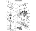 Eureka 2034BT nozzle and motor assembly diagram