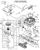 Nozzle and motor assembly