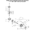 Whirlpool LA5300XTF1 gearcase,motor,pump & brake diagram