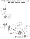 Gearcase,motor,pump & brake