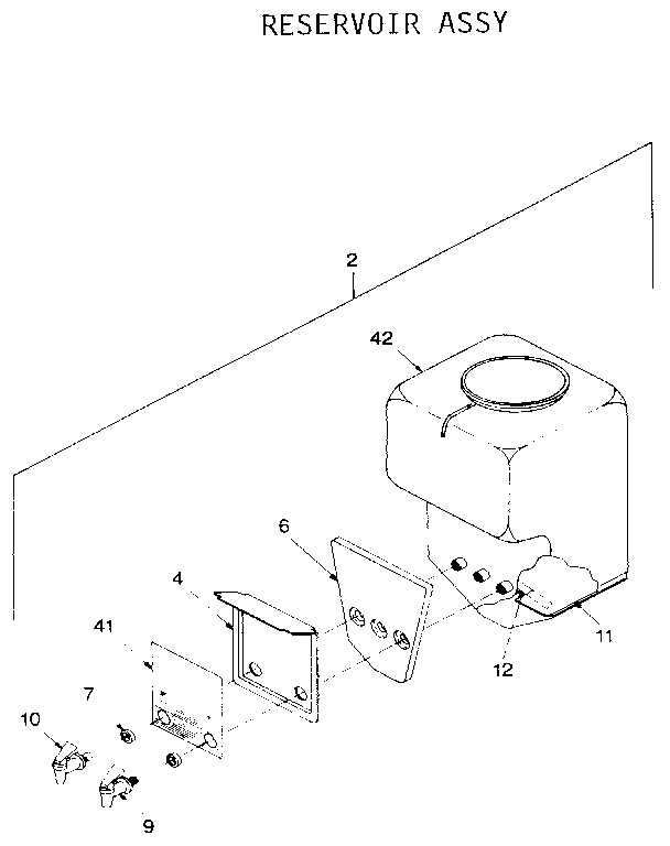 Reservoir assy