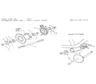 Roadmaster R8129 axle, crank, and sprocket assembly diagram