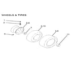 Craftsman 917255570 wheels & tires diagram