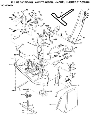 38" mower