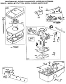 Carburetor and air cleaner assembly