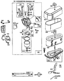 Carburetor and air cleaner assembly