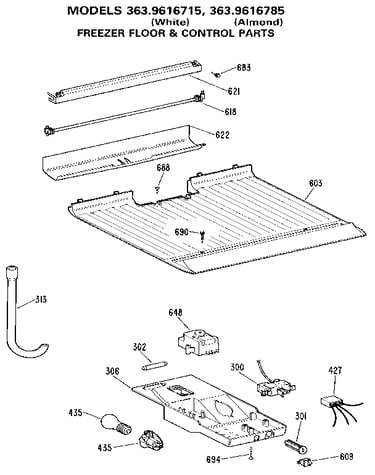 Freezer floor & control