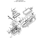 Kenmore 86022750 nozzle and motor assembly diagram