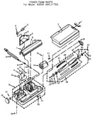 Nozzle and motor assembly