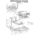 Kenmore 3639715709 shelves and accessories diagram