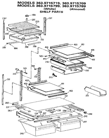 Shelves and accessories