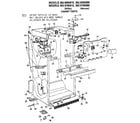 Kenmore 3639705889 cabinet parts diagram