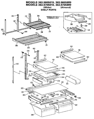 Shelves and accessories