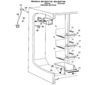 Kenmore 3639527780 freezer shelves diagram