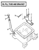 Oil fill tube