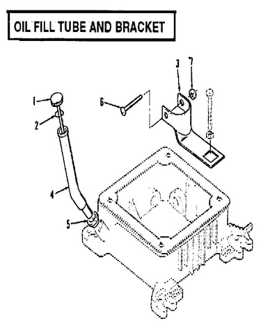 Oil fill tube