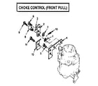 Craftsman 73911054D choke control diagram