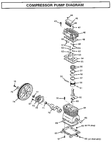 Compressor pump diagram