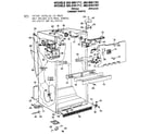 Kenmore 3639761787 cabinet parts diagram