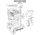 Kenmore 3639616586 cabinet parts diagram