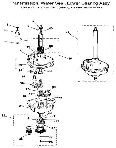 Gearcase/transmission
