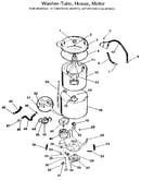 Washer-tubs,hoses,motor