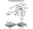 GE GSD500P-35AW tub assembly diagram