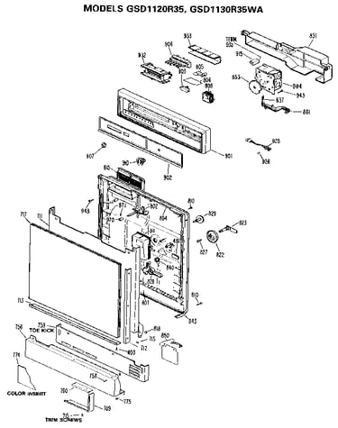 Control panel and front