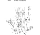 Craftsman C950-52475-8 upper handle assemble diagram